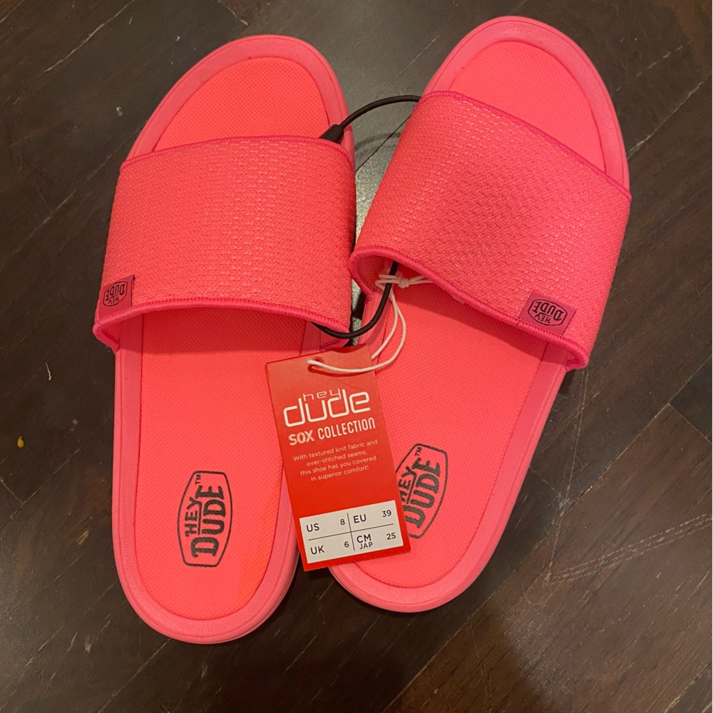 HEYDUDE Chandler Knit Slide Sandals